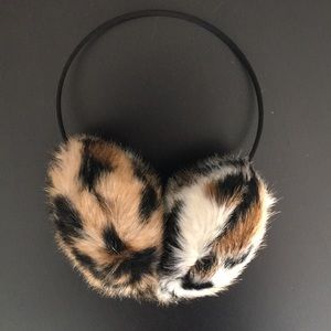 Cheetah ear muffs. Never worn!